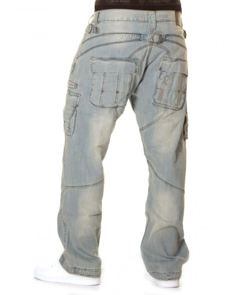 Brooklyn Mint Conflict Cargo Combat Light jeans