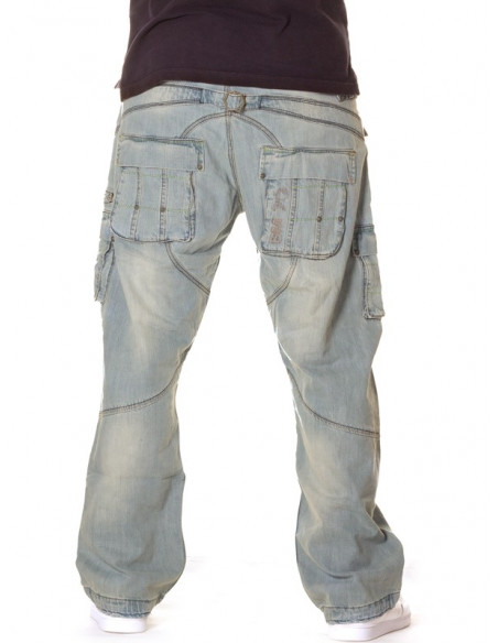 Brooklyn Mint Conflict Cargo Combat Light jeans