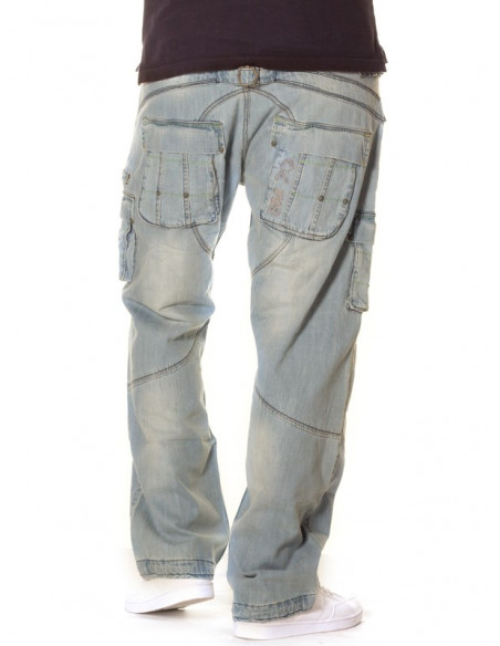 Brooklyn Mint Conflict Cargo Combat Light jeans