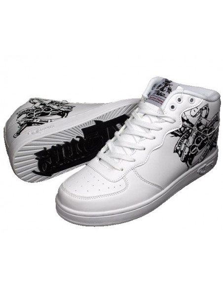 Criminal Minded White Shoes