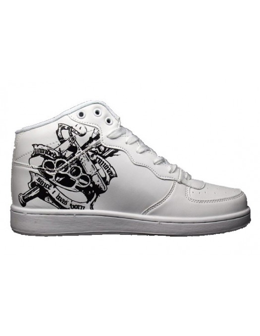 Criminal Minded White Shoes