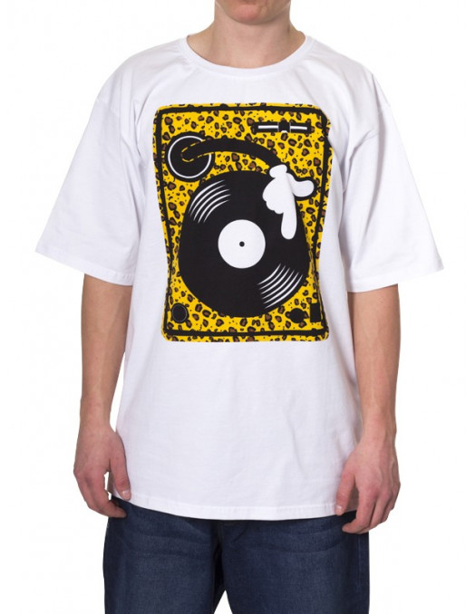 Townz Baggy T-shirt Turntable White