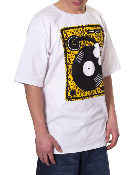 Townz Baggy T-shirt Turntable White