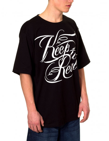 Townz Keep It Real Black Baggy T-shirt