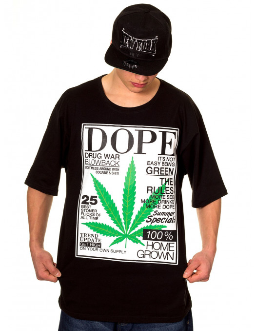 Townz Home Grown n Dope Black T-shirt