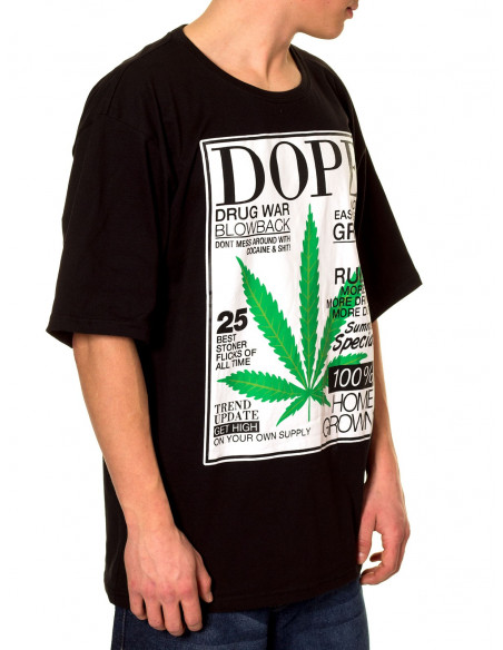 Townz Home Grown n Dope Black T-shirt