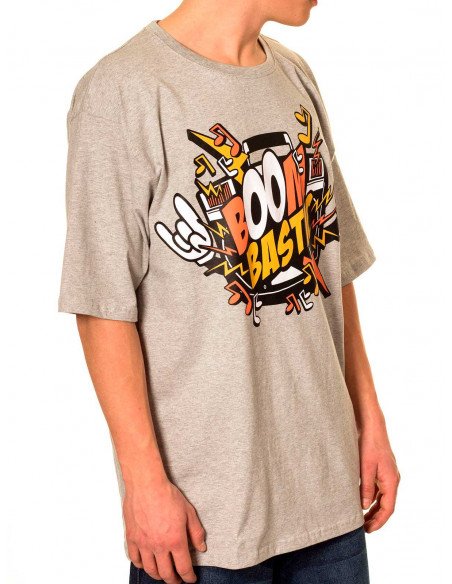 Townz Boom Bastic Grey Baggy T-shirt