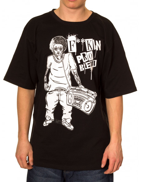 Townz F**kin Problem Baggy T-shirt Black