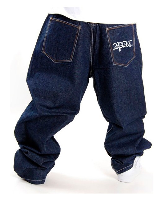 2-Pac Basic Baggy Logo Dark Indigo