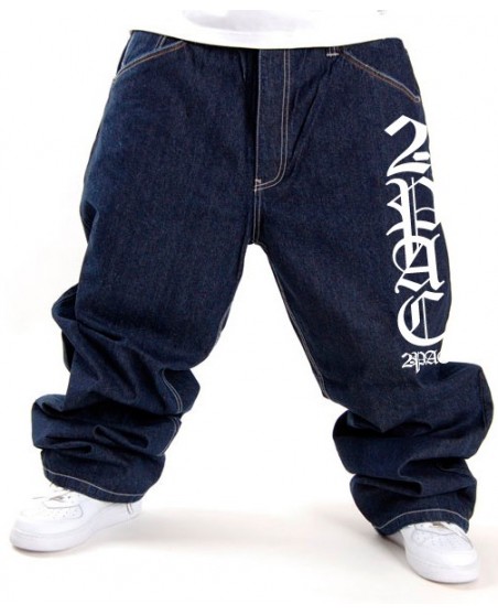 2-Pac Basic Baggy Logo Dark Indigo