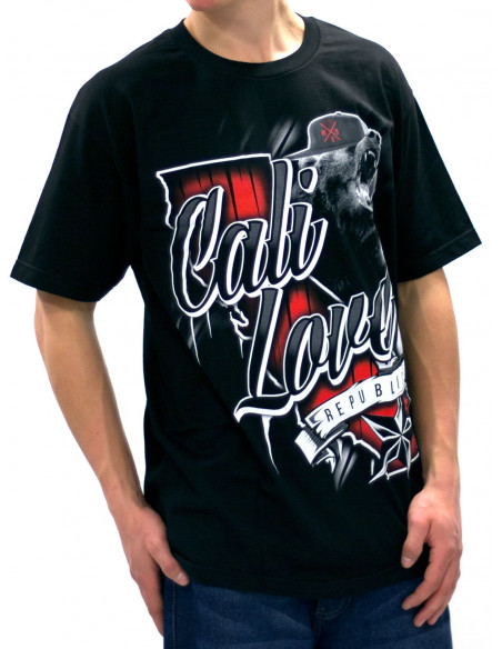 MOB Inc T-shirt Republic black/ red