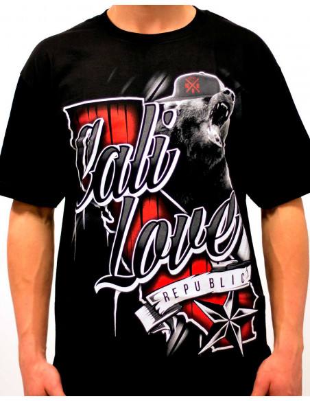 MOB Inc T-shirt Republic black/ red