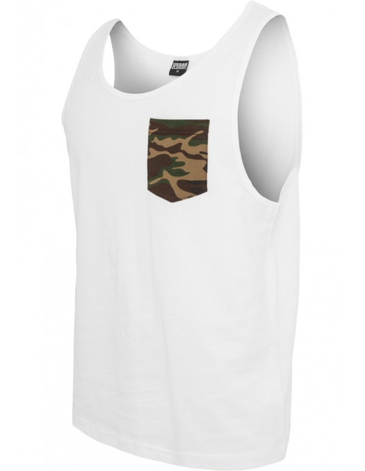 Contrast Pocket Jersey Big Tank...