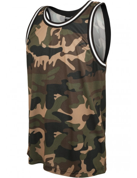 Camo Mesh Tanktop woodcamo/blk/wht