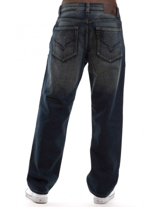 Royal Blue Baggy Jeans Harlem Ink