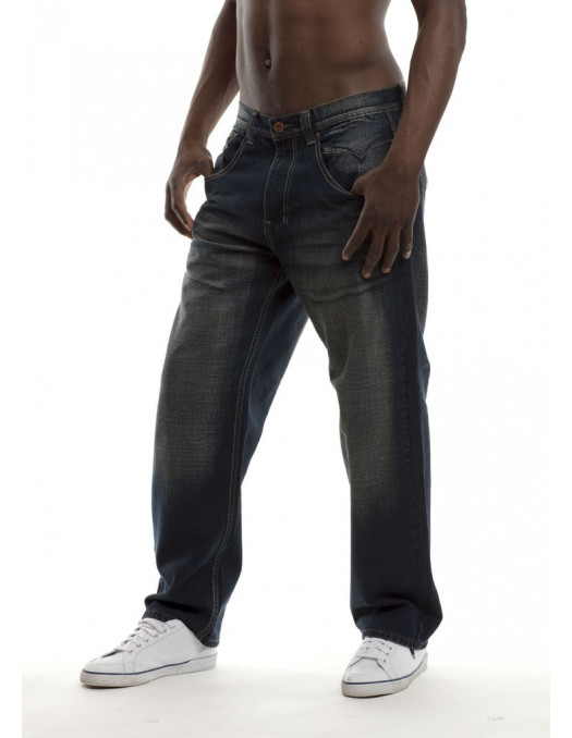 Royal Blue Baggy Jeans Harlem Ink