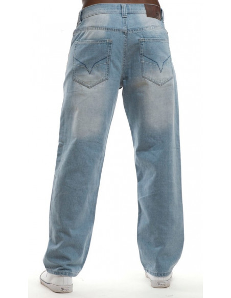 Royal Blue Baggy Jeans Harlem Light Blue