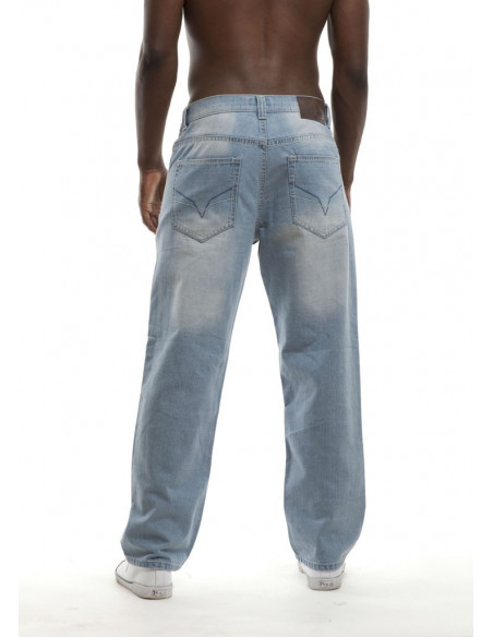 Royal Blue Baggy Jeans Harlem Light Blue