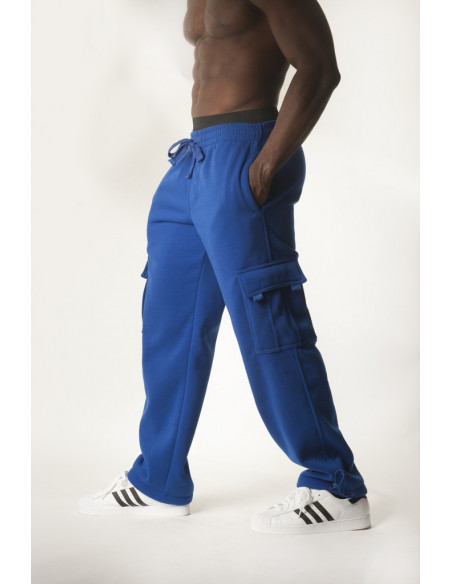 Royal Blue Blanc Cargo Sweatpants Royal