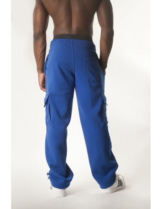 Royal Blue Blanc Cargo Sweatpants Royal