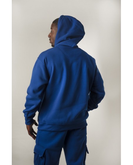 Royal Blue Blanc Hoodie pullover Royal