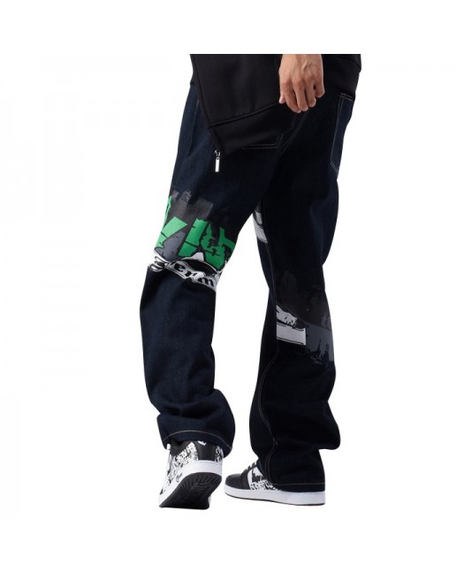 The Skyline Dark Baggy Jeans