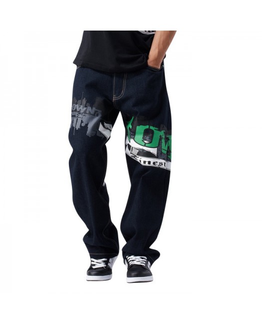 The Skyline Dark Baggy Jeans