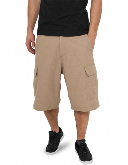 Urban Camouflage Cargo Shorts beige