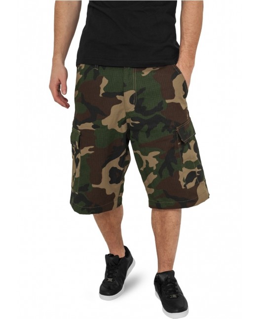 Urban Camouflage Cargo Shorts wood camo
