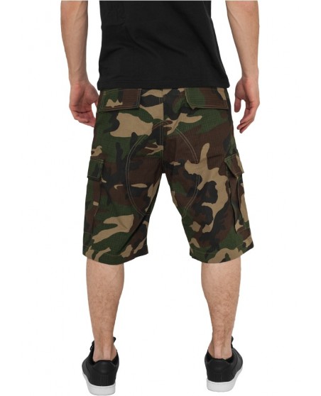 Urban Camouflage Cargo Shorts wood camo