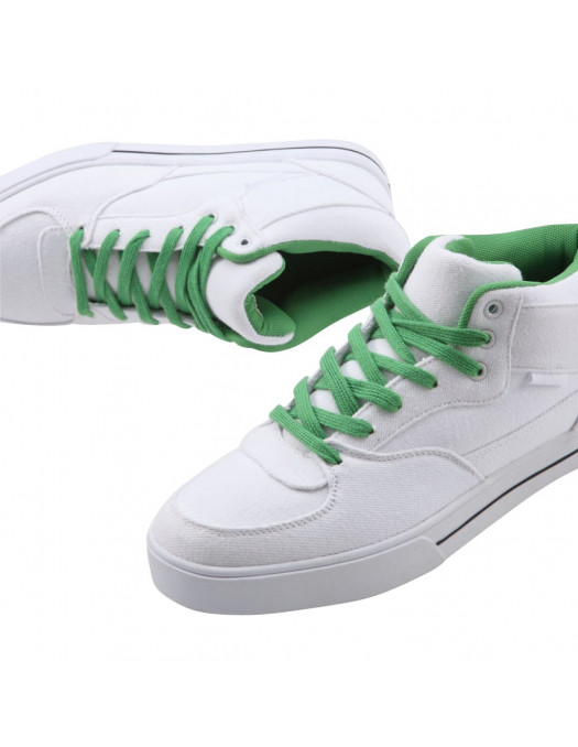 Hi-Top Green Plain Shoe