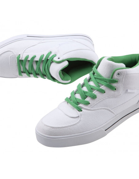Hi-Top Green Plain Shoe