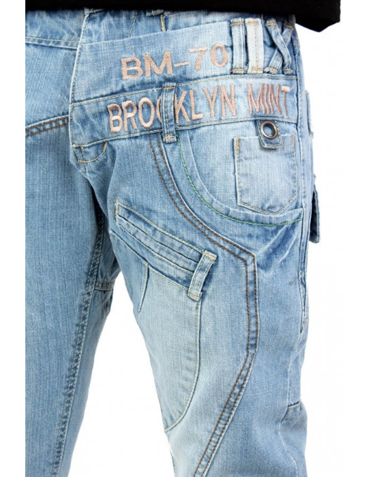 Brooklyn Mint Funky Denim Jeans model...