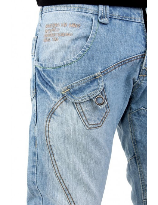 Brooklyn Mint Funky Denim Jeans model...