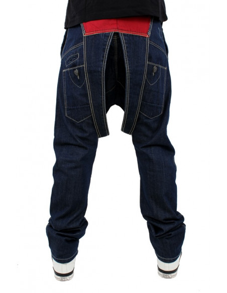 Drop Crotch Carrot Arc One Piece Jumpsuit Dungarees