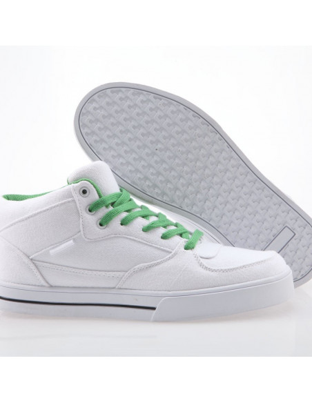 Hi-Top Green Plain Shoe