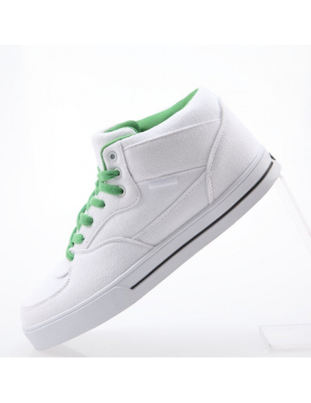 Hi-Top Green Plain Shoe