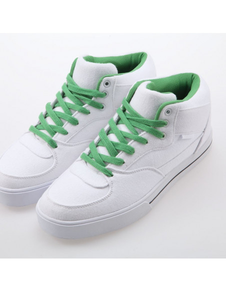 Hi-Top Green Plain Shoe