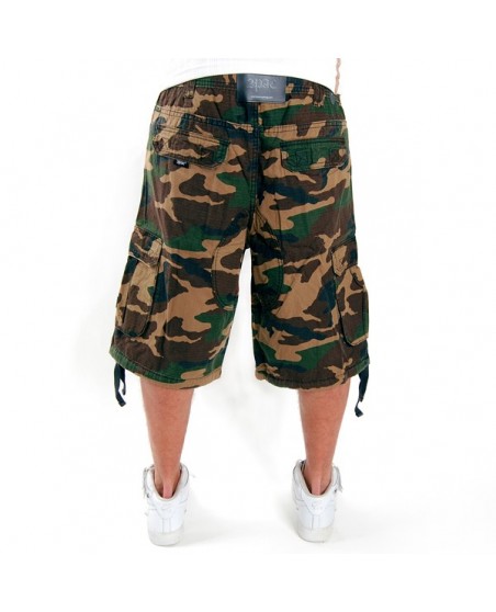 2-Pac Cargo Shorts Wood Camo Enemy