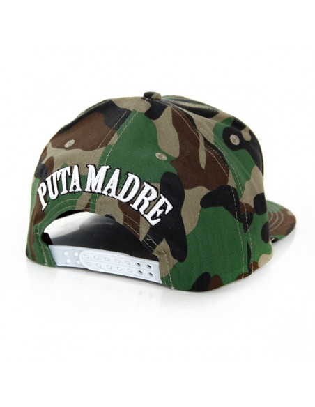Cocaine Life de Puta Madre Camo Snapback cap