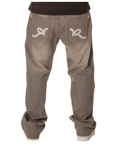 Rocawear Jeans Stone Grey Double R Loose