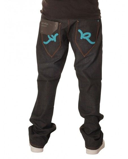 Rocawear Super blue Loose fit jeans Double R