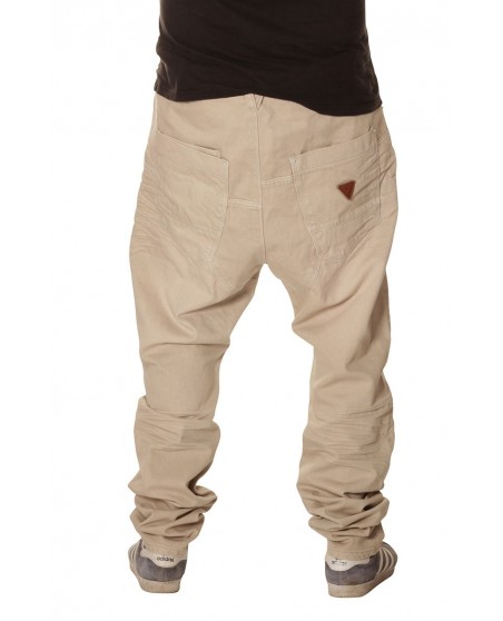 Rocawear Jeans Drop Crotch Hammerfit Beige baggy