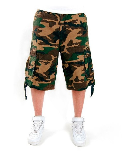 2-Pac Cargo Shorts Wood Camo Enemy