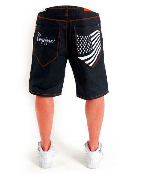 Cocaine Life Stars & Stripes Hunter Shorts Raw