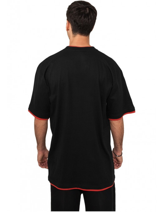 Urban 2-tone t-shirt black / red