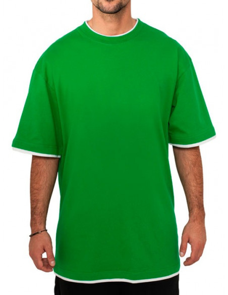 Urban 2-tone t-shirt celtic green / white