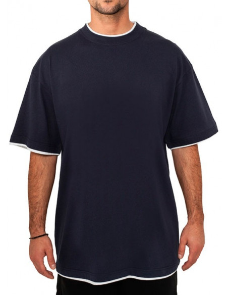 Urban 2-tone t-shirt navy / white