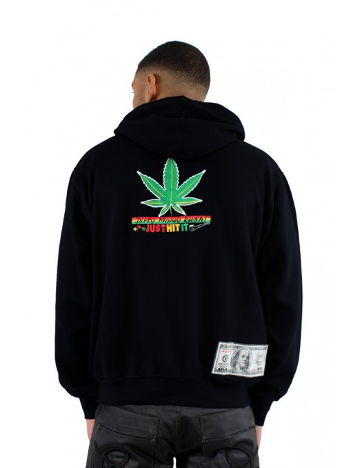 Dirty Money Rasta Marijuana Leaf Just...