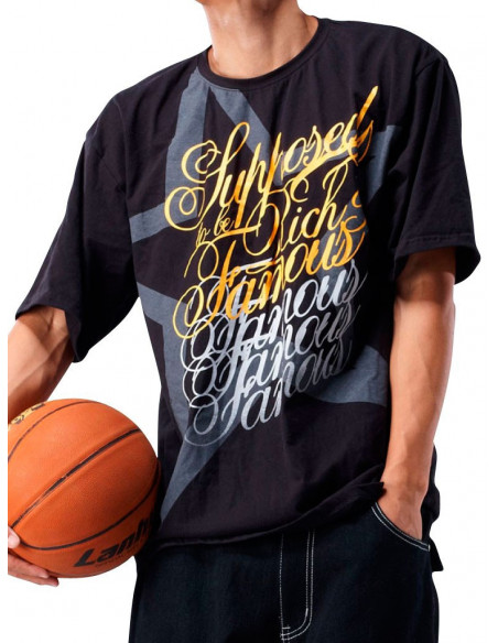 Rich & Famous Black T-shirt